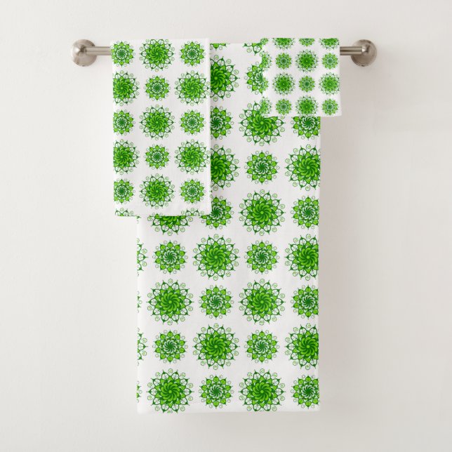 Conjunto De Toalhas a arte do padrão mandala (Insitu)