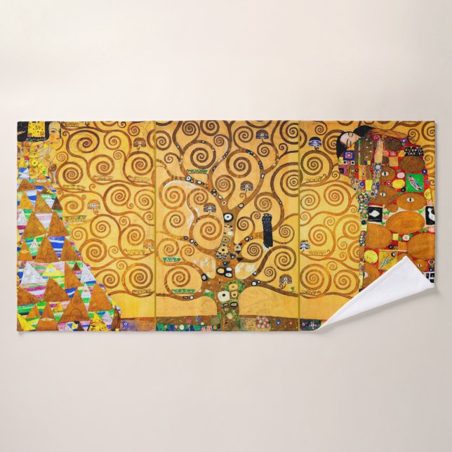 Conjunto De Toalhas A Árvore da Vida, Gustav Klimt (Toalha de Banho)