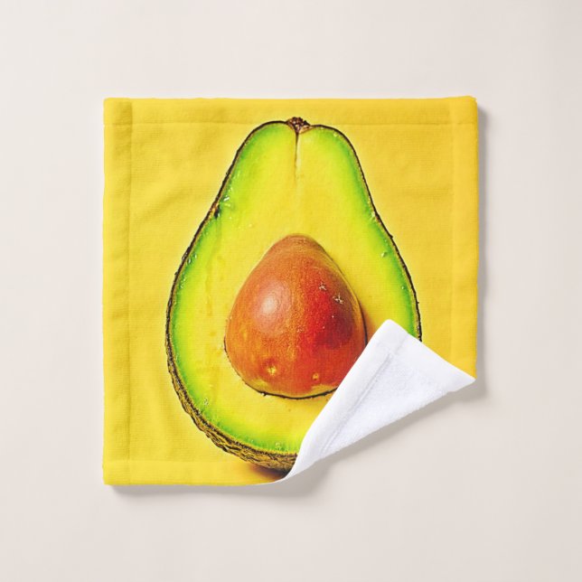 Conjunto De Toalhas A Beleza de um Design Avocado Saudável (Pano de lavar)