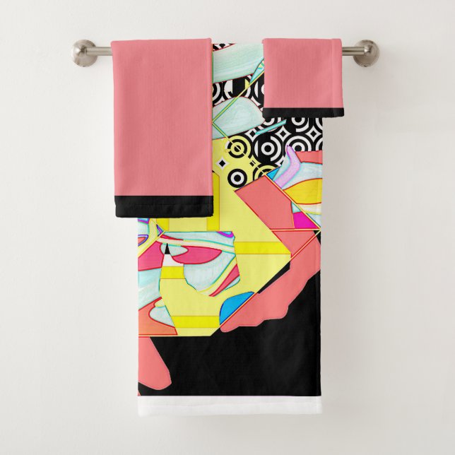 Conjunto De Toalhas A Corrida do Cavalo + Preto (Insitu)