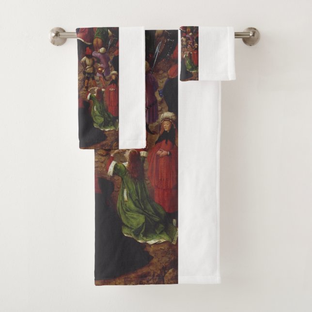 Conjunto De Toalhas A Crucificação por Van Eyck (Insitu)