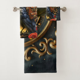 Conjunto De Toalhas A Entrega Mecânica do Corvo 