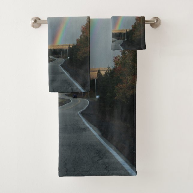 Conjunto De Toalhas A Estrada Sob o Arco-íris (Insitu)