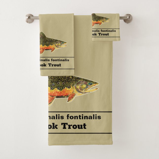 Conjunto De Toalhas A Gorda Truta Brook para Ventiladores de Pesca (Insitu)