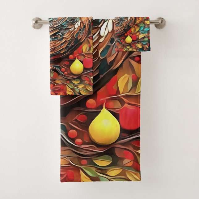 Conjunto De Toalhas A Partridge In A Pear Tree (Insitu)