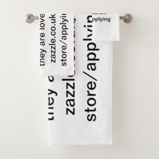 Conjunto De Toalhas a pessoa aceita que é amada.