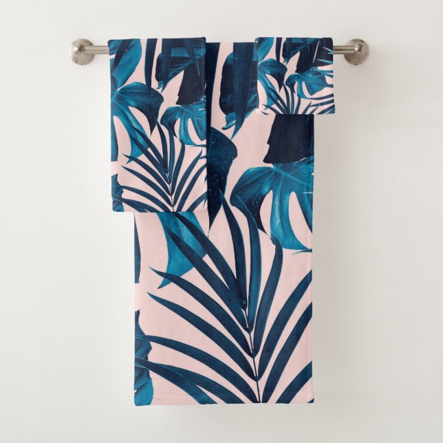 Conjunto De Toalhas A selva tropical deixa o padrão #6 #tropical  (Insitu)