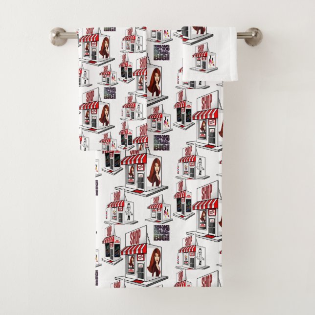 Conjunto De Toalhas A Torre de Banheiro Fixa Salão de Bela (Insitu)