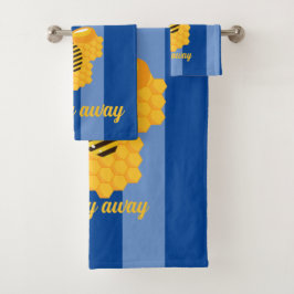 Conjunto De Toalhas abelha voar para longe