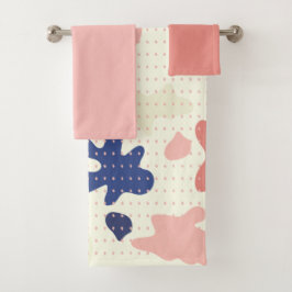 Conjunto de Toalhas Abstratas
