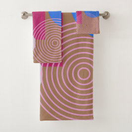 Conjunto De Toalhas Abstrato