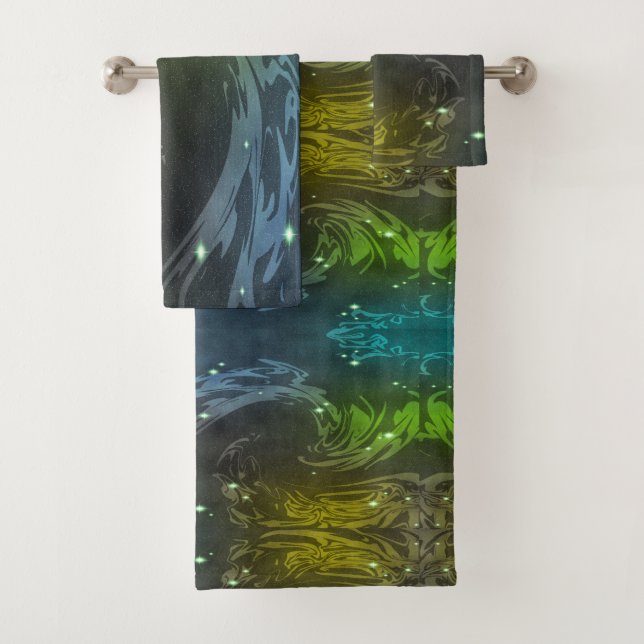 Conjunto De Toalhas Abstrato (Insitu)