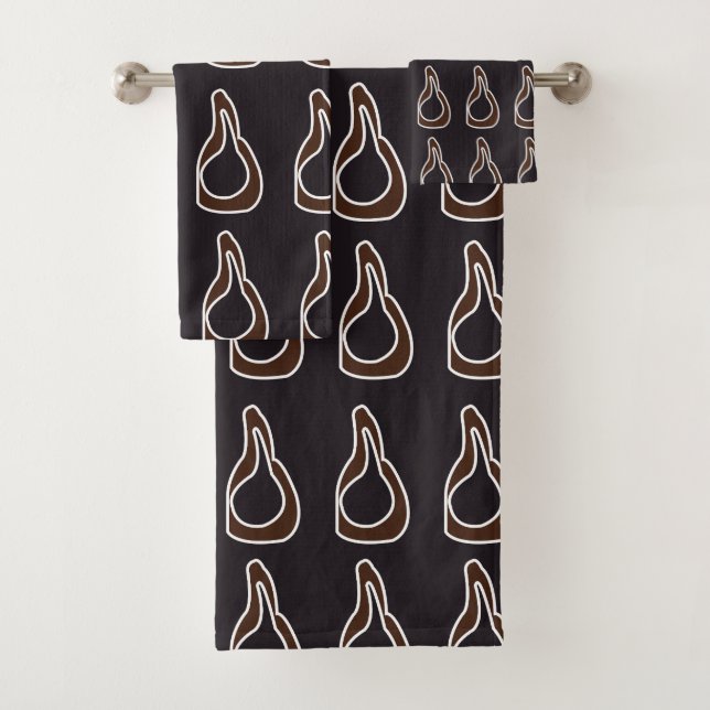 Conjunto De Toalhas Abstrato de Arte Moderna (Insitu)