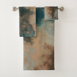 Conjunto De Toalhas Abstrato de Tártaro Marble