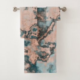 Conjunto De Toalhas Abstrato de Tártaro Marble