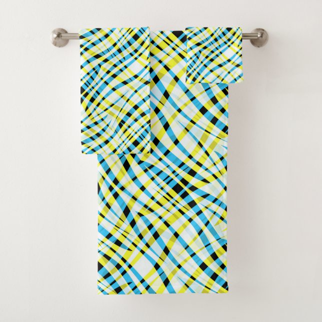 Conjunto De Toalhas Abstrato, geométrico (Insitu)