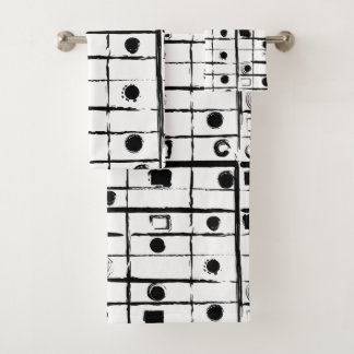 Conjunto De Toalhas abstrato geométrico
