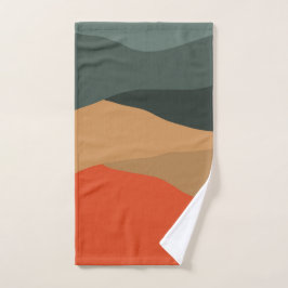 Conjunto De Toalhas Abstrato paisagem