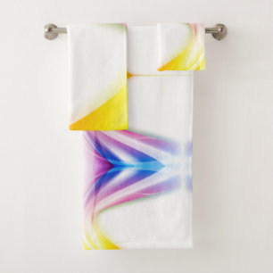 Conjunto De Toalhas Abstrato Swirls 1