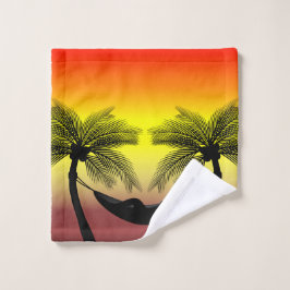 Conjunto De Toalhas Abstrato Tropical Life | Hammock Silhouette