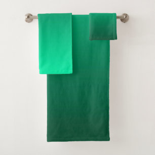 Conjunto De Toalhas Abstrato verde birght Contraste puro cor tendênci