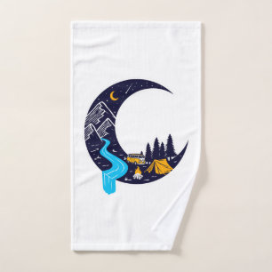 Conjunto De Toalhas Acampamento Crescent Moon Adventure