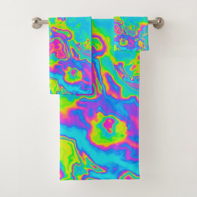 Conjunto De Toalhas Ácido Marble (Insitu)