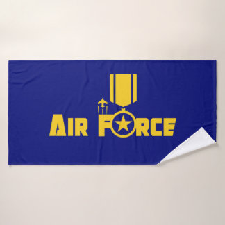 Conjunto De Toalhas Aeronave aérea aérea militar estelar aérea azul Do
