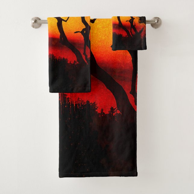 Conjunto De Toalhas African Nightsky Sunset (Insitu)