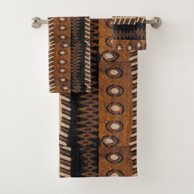 Conjunto De Toalhas africano (Insitu)