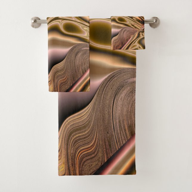 Conjunto De Toalhas Agato de cobre (Insitu)