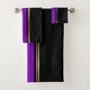 Conjunto De Toalhas Água roxa