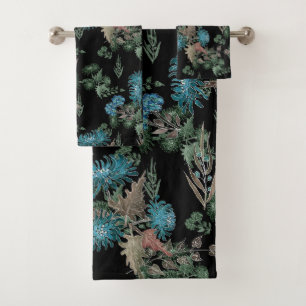 Conjunto De Toalhas Aguarela, crisântemos