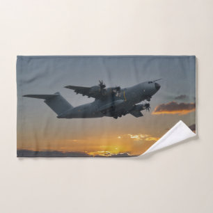Conjunto De Toalhas Airbus A400M Ao Sunset