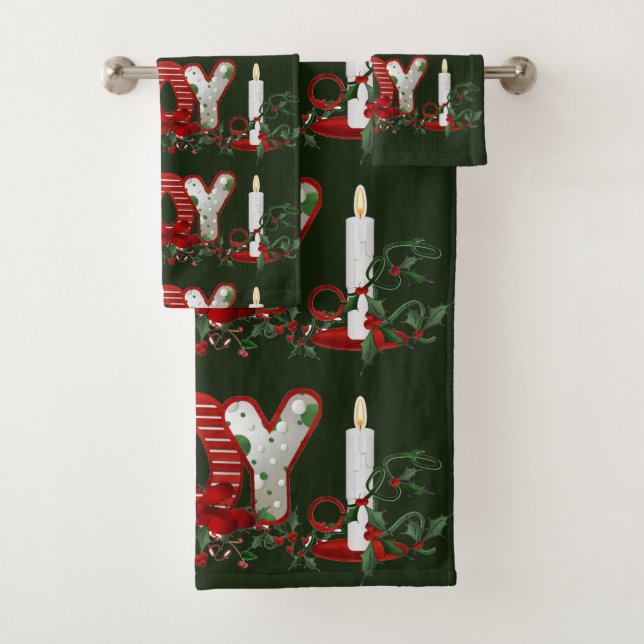 Conjunto De Toalhas Alegria de Natal (Insitu)