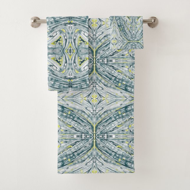 Conjunto De Toalhas Algas Em Vidro (Insitu)