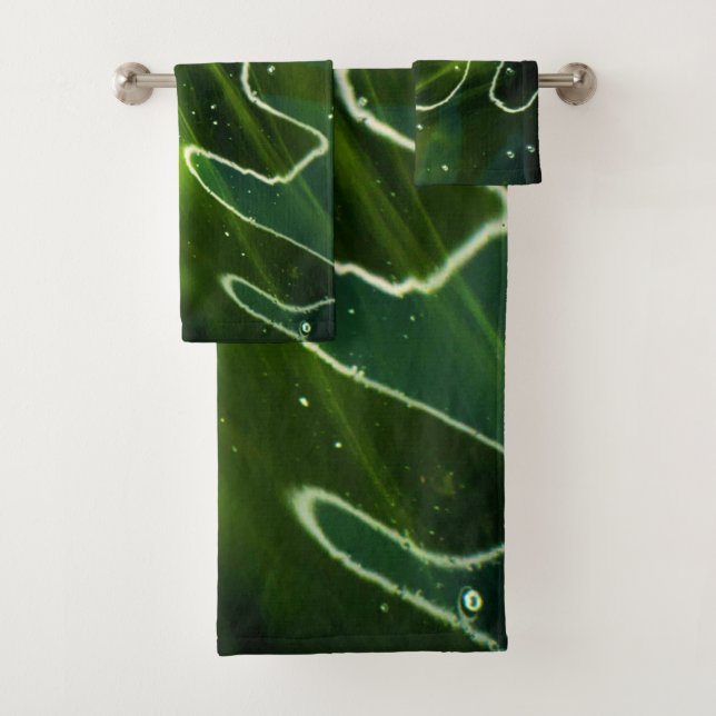 Conjunto De Toalhas Algas verdes e btcnm de água (Insitu)