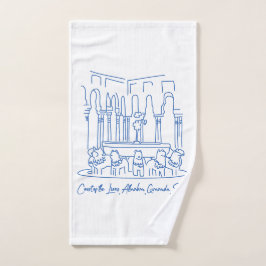 Conjunto De Toalhas Alhambra Court of the Lions 1