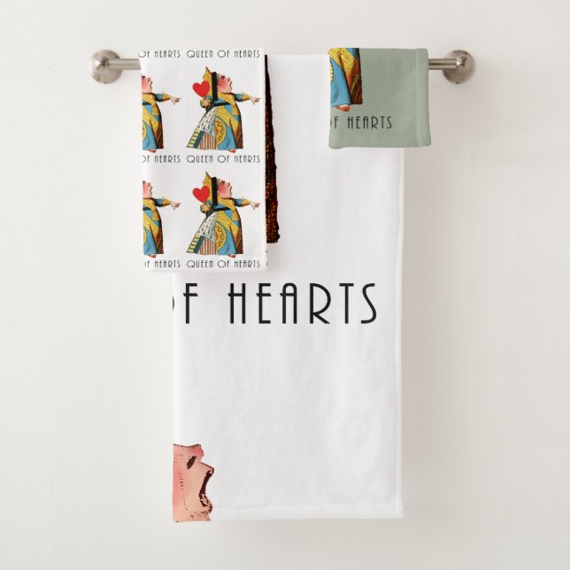 Conjunto De Toalhas Alice no País das Maravilhas Rainha dos Corações (Insitu)