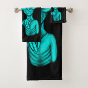 Conjunto De Toalhas Alienígena ruim, você é a próxima!