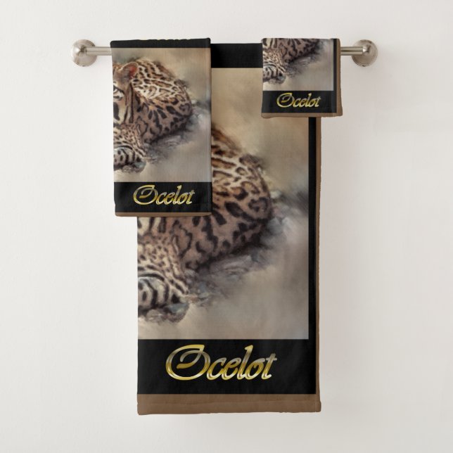 Conjunto De Toalhas Amantes de Ocelot (Insitu)