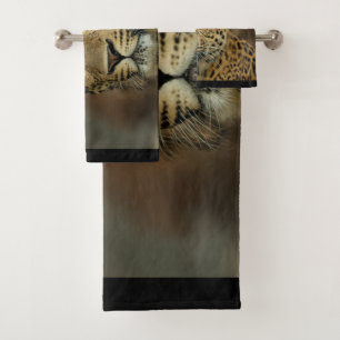 Conjunto De Toalhas Amantes do leopardo