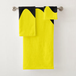 Conjunto De Toalhas Amarelo do rio Negro Moderno