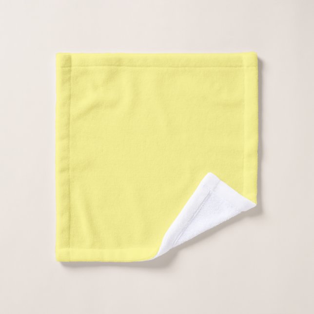 Conjunto De Toalhas Amarelo limão, cor sólida, (Pano de lavar)