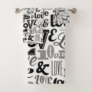 Conjunto De Toalhas Amor 3
