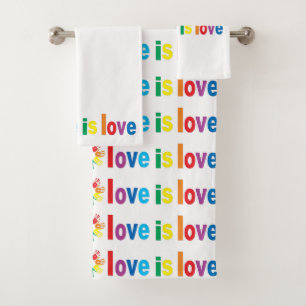 Conjunto De Toalhas Amor É Amor