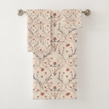 Conjunto de Toalhas Amour Vine