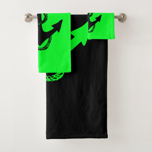 Conjunto De Toalhas ANCHOR náutico + ROPE | (Insitu)