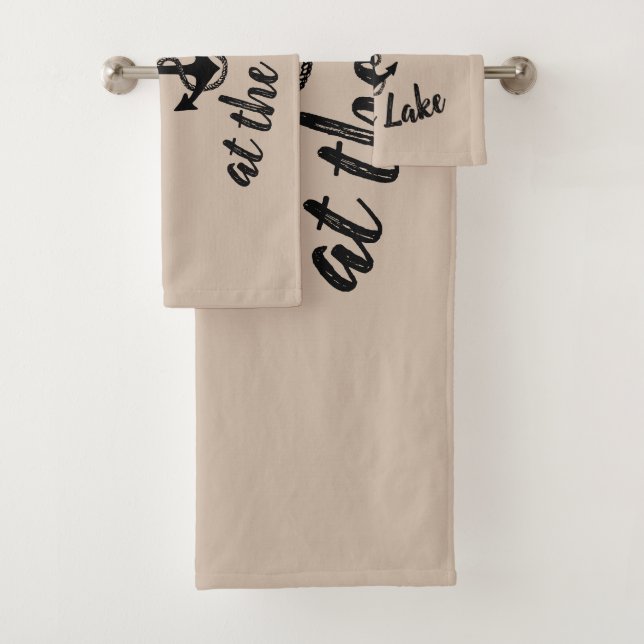 Conjunto De Toalhas ANCHOR náutico + ROPE | (Insitu)