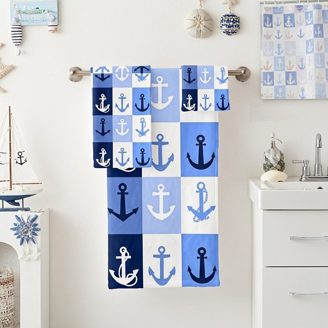 Conjunto De Toalhas Âncoras (Criador carregado)